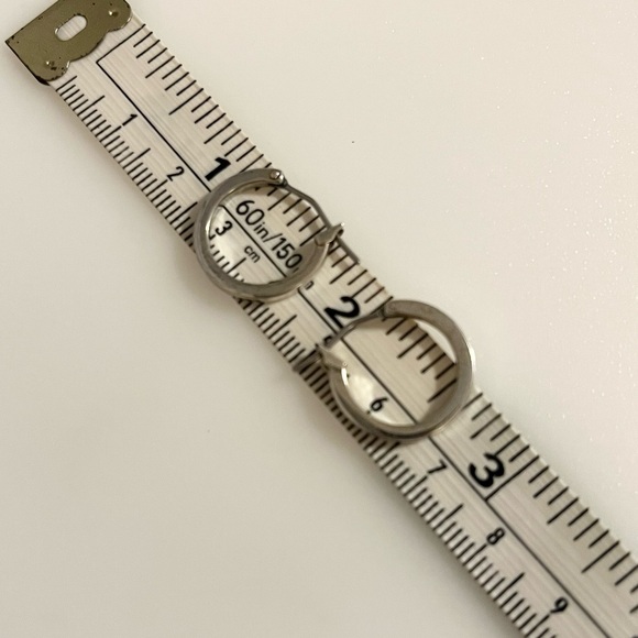 Set of 4 Silver Tone Earrings - Picture 9 of 12